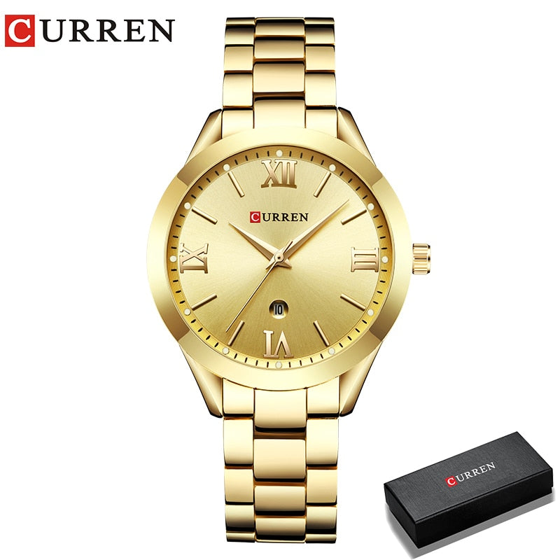 CURREN Watch Women Watches Ladies 9007 Steel Women's Bracelet Watches Female Clock Relogio Feminino Montre Femme