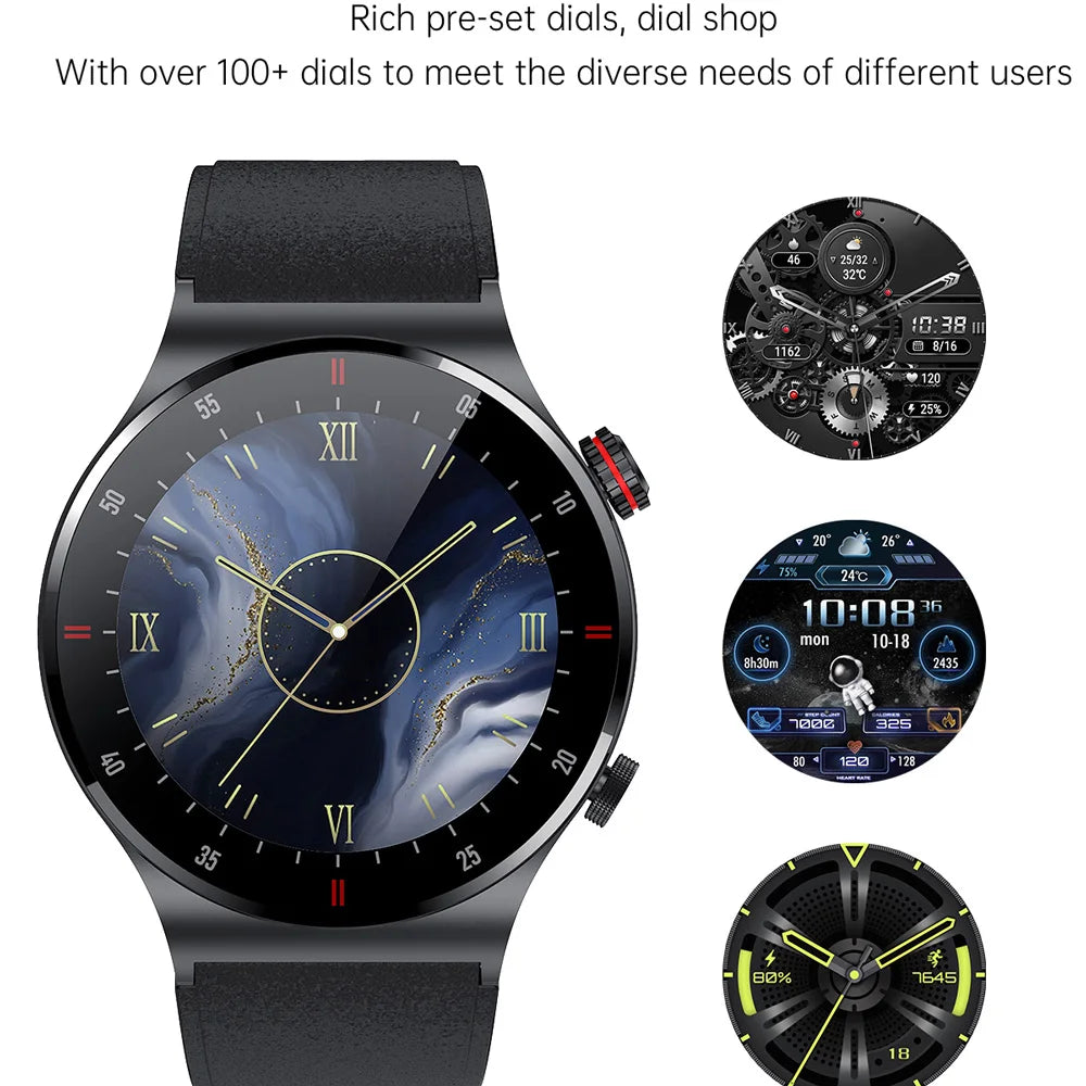 2023 Luxury Smart Watches Men NFC BT Call Fitness Waterproof Sports Wrist Intelligent Smartwatches Women Kids for Xiaomi/Huawei
