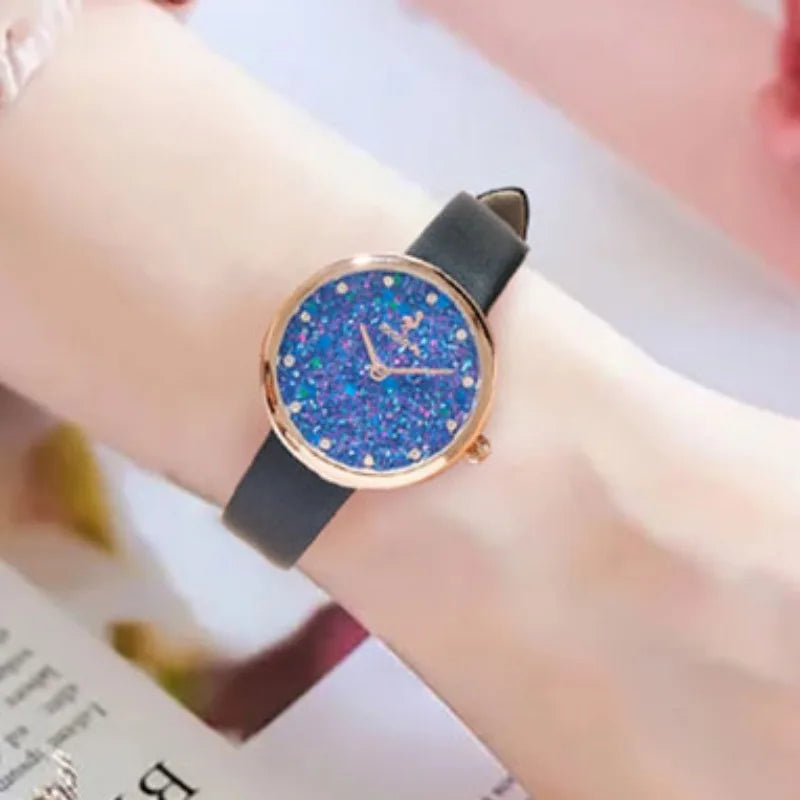 2023 New Women Watch Babysbreath Luxury Diamond Waterproof Quartz Watch Ladies Clock Fashion Girl Valentine's Day Birthday Gift