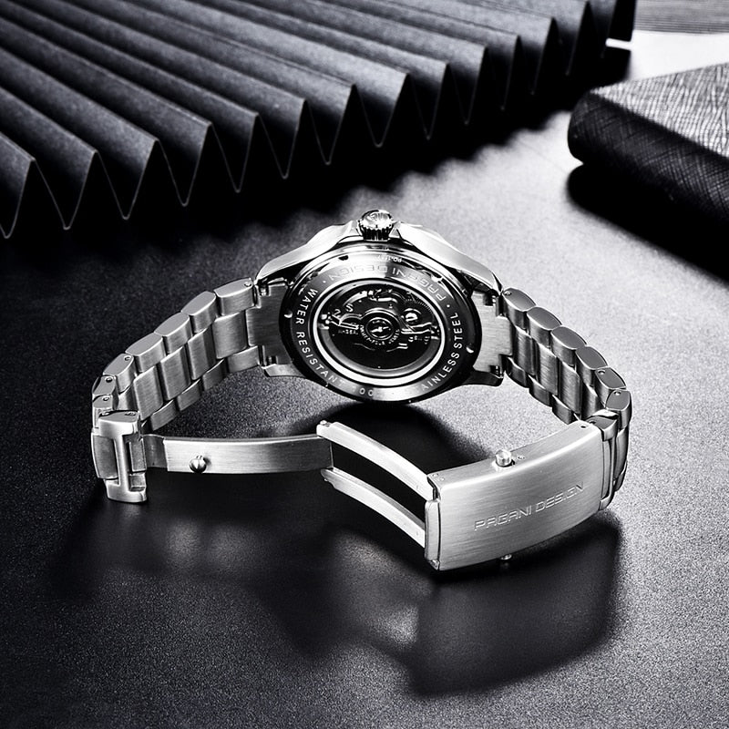 PAGANI DESIGN Top brand 2023 Men automatic watch Fashion 007 men mechanical watches Curved sapphire mirror Waterproof clock NH35