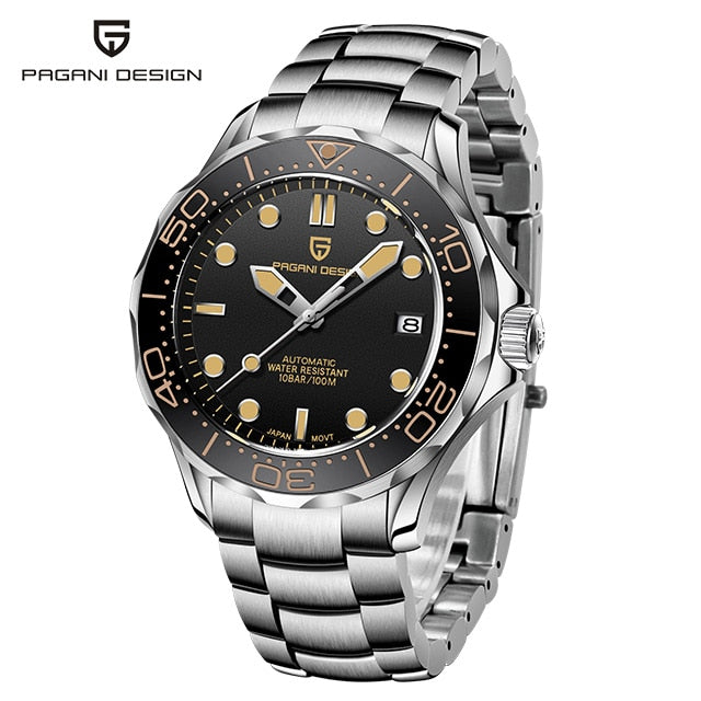 PAGANI DESIGN Top brand 2023 Men automatic watch Fashion 007 men mechanical watches Curved sapphire mirror Waterproof clock NH35
