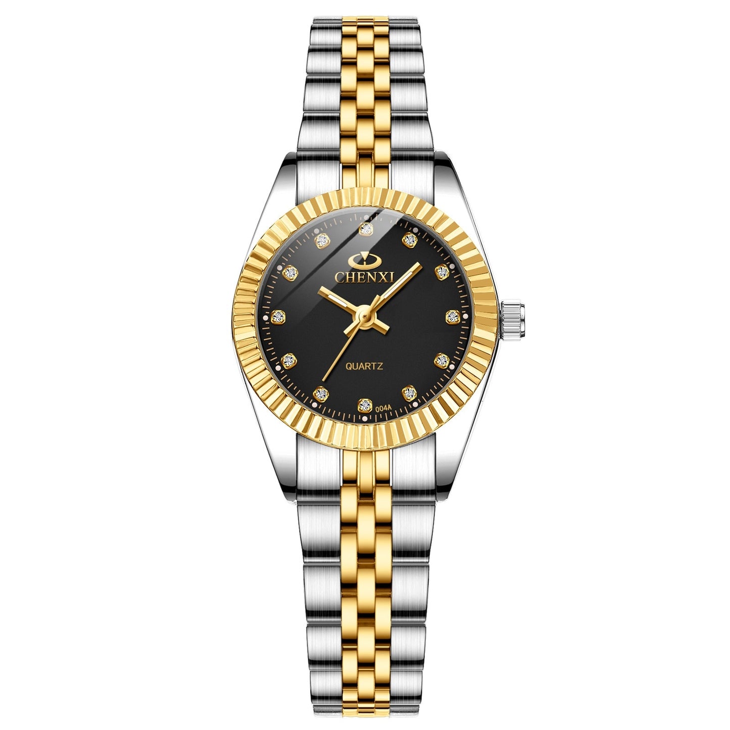 CHENXI Women Golden & Silver Classic Quartz Watch Female Elegant Clock Luxury Gift Watches Ladies Waterproof Wristwatch